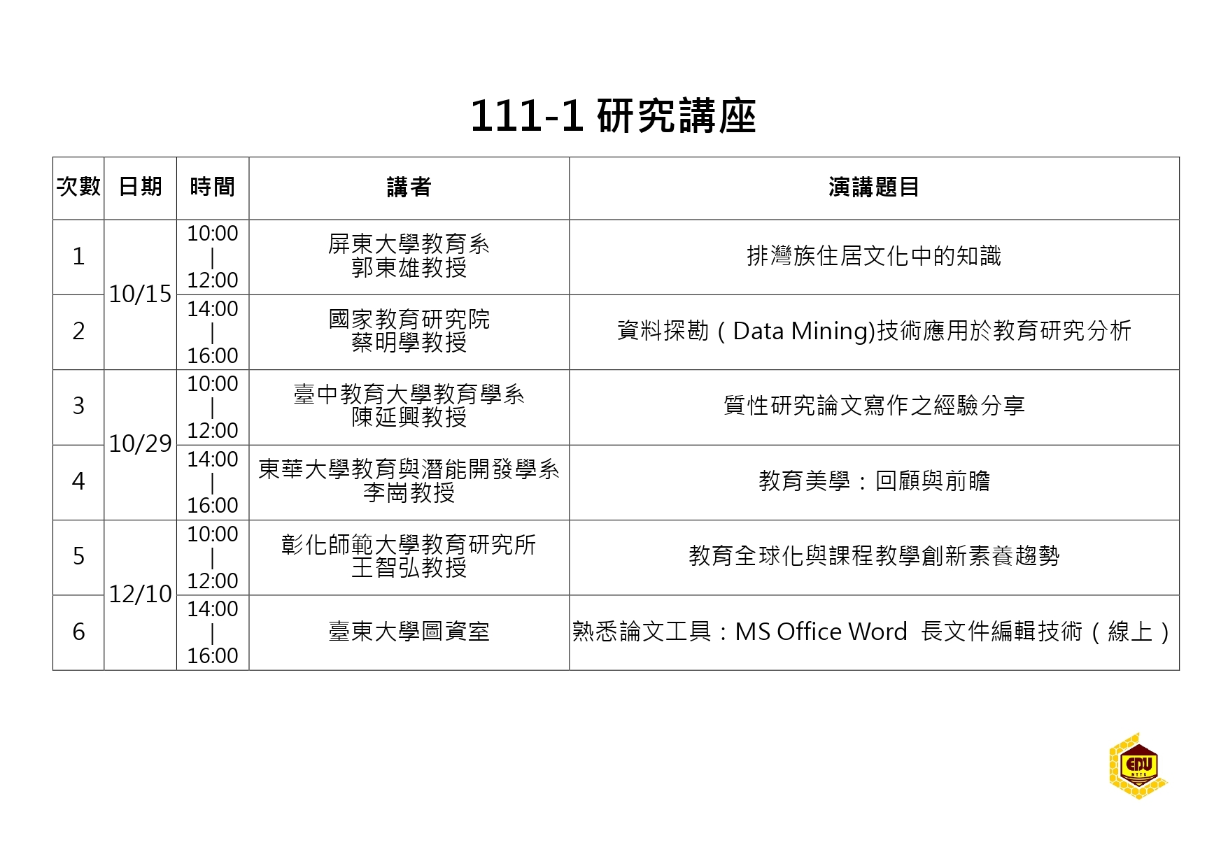 111-1研究講座