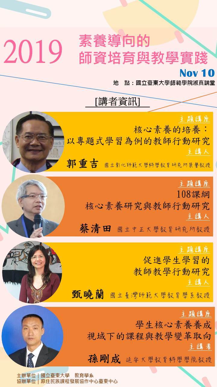 行動研究學術研討會講者