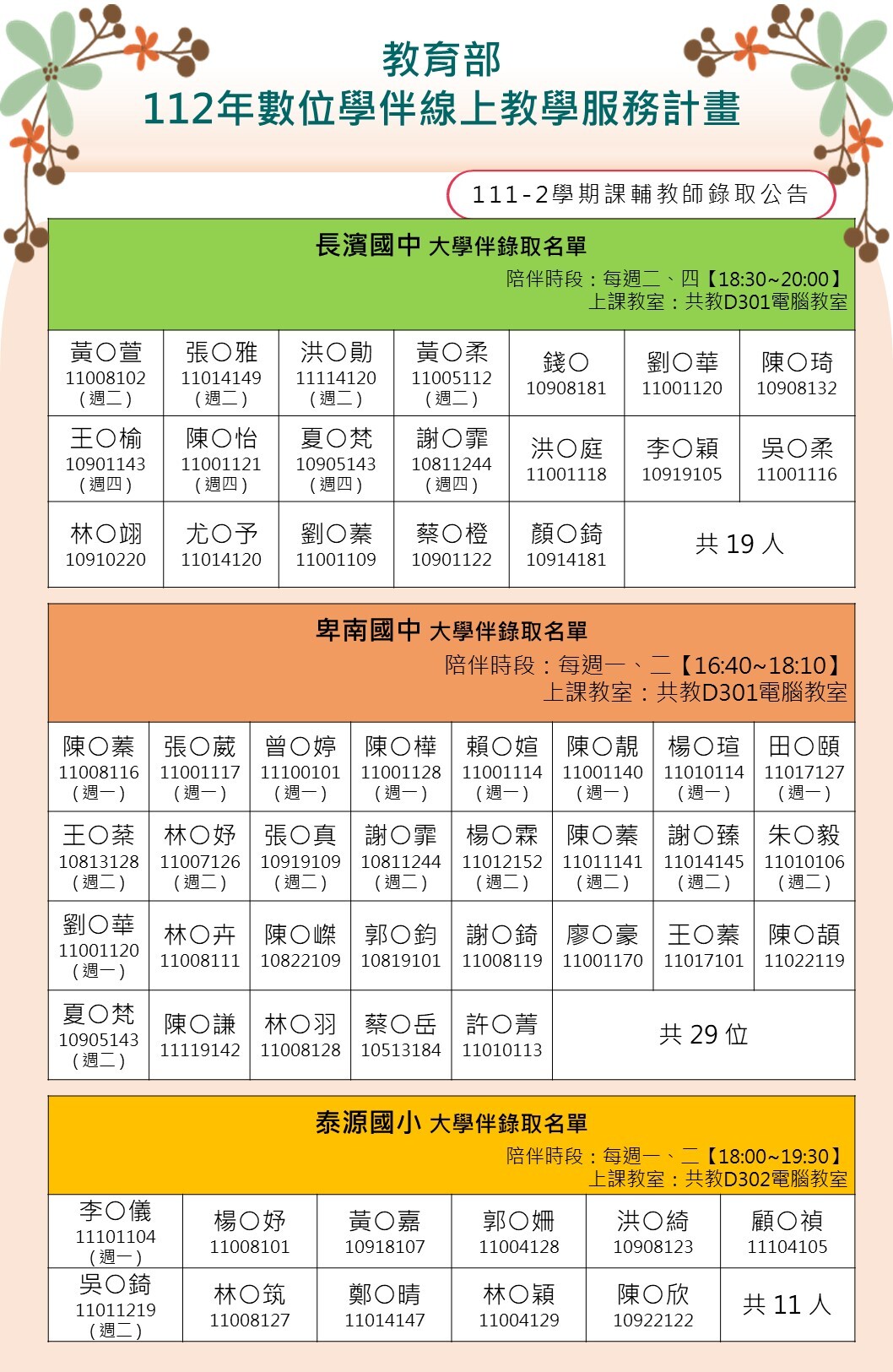 錄取公告圖片